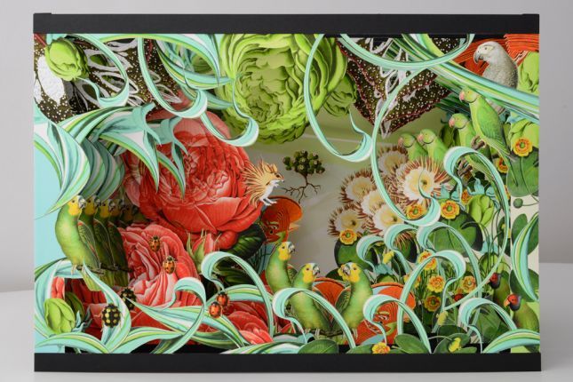 Des Livres Pop Up Pleins De Fleurs